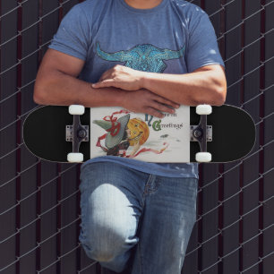 Skateboard Le baiser de la sorcière : Jack-o'-lantern à Hallo