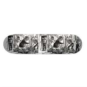 Skateboard "Le balayeur heureux Calaveras "
