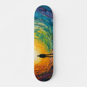 Skateboard Le bord de la dimension