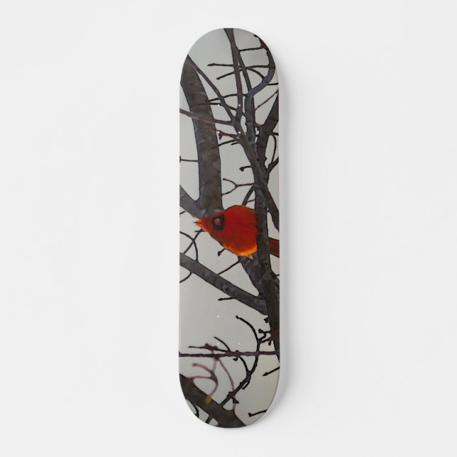 Skateboard Le Cardinal Au Matin (Devant)