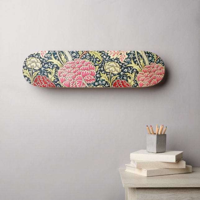 Skateboard Le célèbre motif Cray de William Morris (Art mural (Horz))