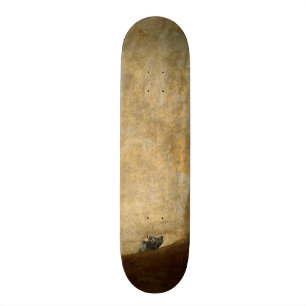 Skateboard Le chien (peintures noires) par Francisco Goya