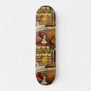 Skateboard Le cirque de Georges Seurat (1891)