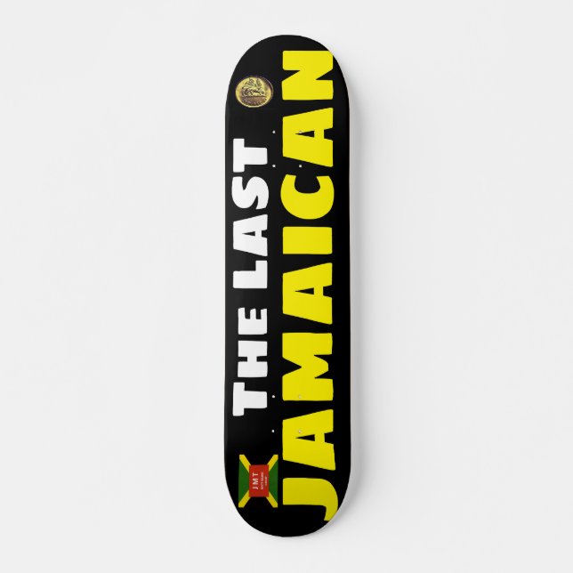 SKATEBOARD LE DERNIER DECK DE PLANCHE À ROULETTES JAMAÏCAIN J (Devant)