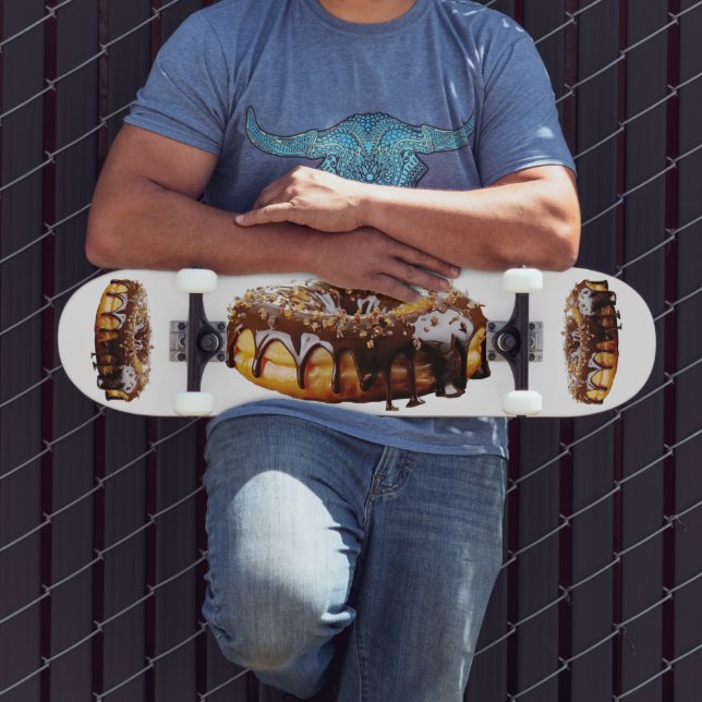 Skateboard Le donut décadent de SlipperyJoe's recouvert d'une (Extérieur 3)