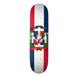 Skateboard Le drapeau de la République Dominicaine
