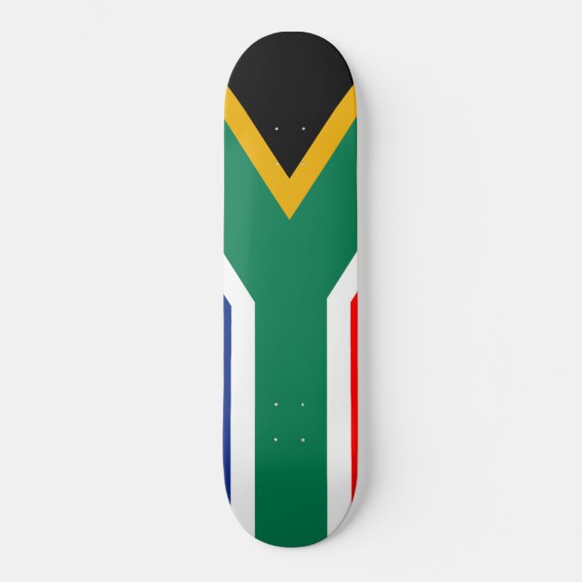 Skateboard Le drapeau officiel de la république sud-africaine (Recto)