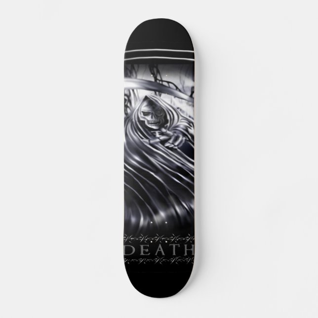 Skateboard Le Faucheur noir KRW (Recto)