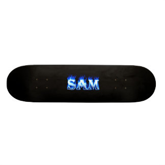 Skateboard Le feu de planche à roulettes de Sam et conception