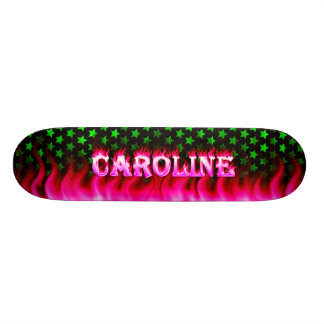 Skateboard Le feu de rose de planche à roulettes de Caroline