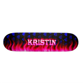 Skateboard Le feu de rose de planche à roulettes de Kristin