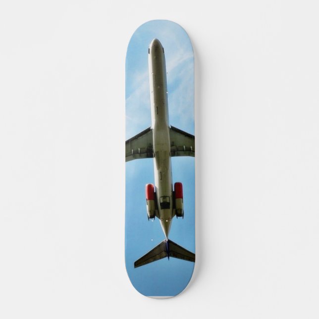 Skateboard Le grand avion décollent (Devant)