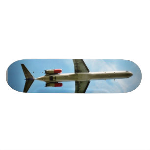Skateboard Le grand avion décollent