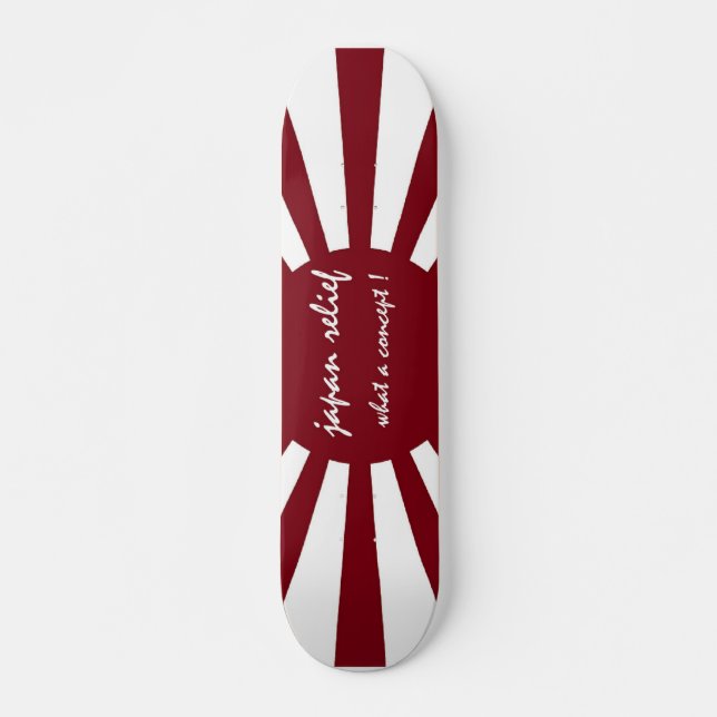 Skateboard le japon soulage quel concept (Devant)