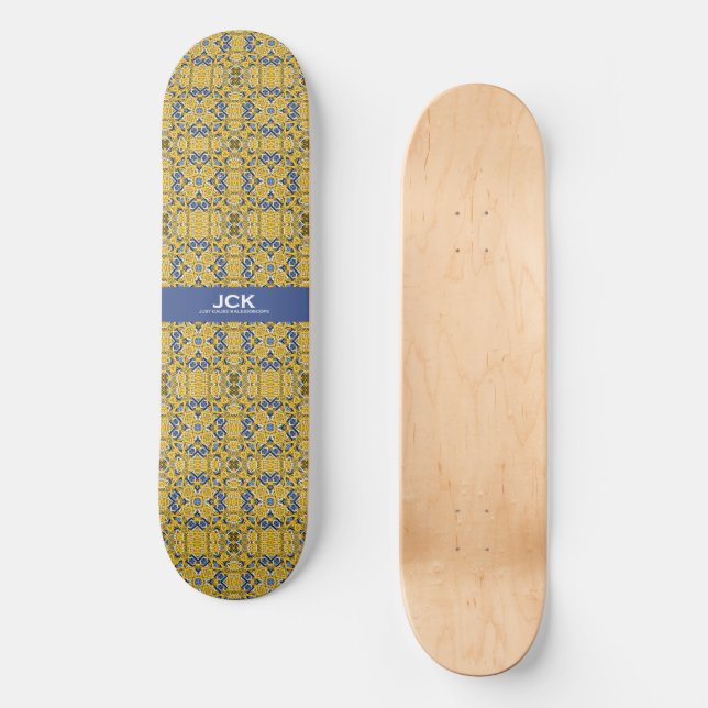 Skateboard Le kaléidoscope de onze volumes (Recto)