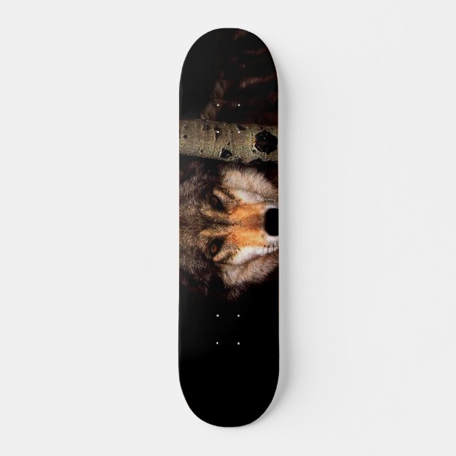 Skateboard Le loup fantôme (Devant)