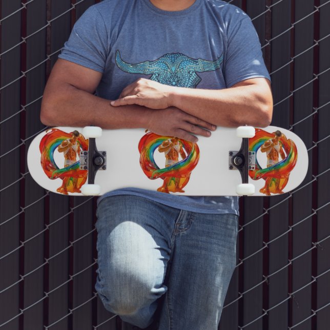 Skateboard Le masculinités de SlipperyJoe frappant moderne th (Extérieur 3)