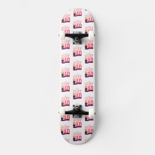 Skateboard Le Meilleur Papa du Monde (Recto)