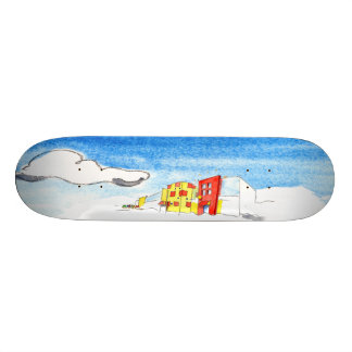 Skateboard Le musée des grands de porte enfants rouges de