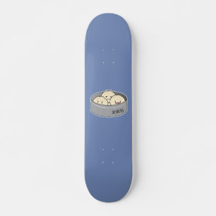 Skateboard Le petit déjeuner chinois de dim sum de petit pain