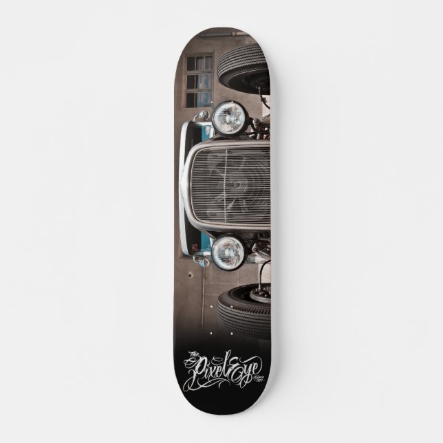 Skateboard Le Pixeleye - hot rod III d'III (Devant)