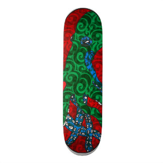 Skateboard Le poulpe coloré a inspiré la plate-forme de patin