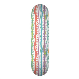 Skateboard Le résumé barre le motif vertical