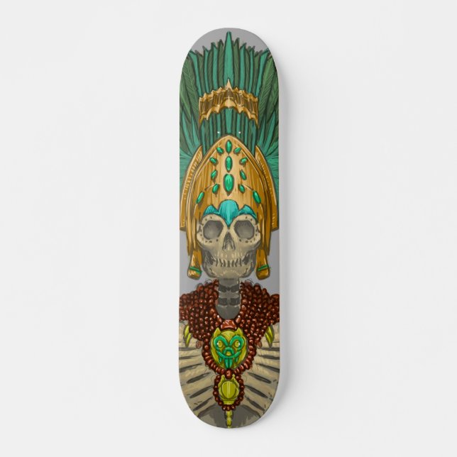 Skateboard Le roi aztèque (Devant)
