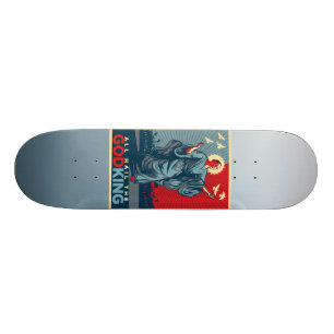 Skateboard Le Roi Skate Board Deck de Dieu d'Obama