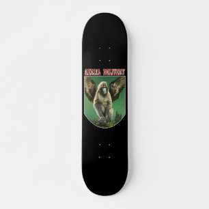 Skateboard Le singe volant avec le pont du Patinage à grenade