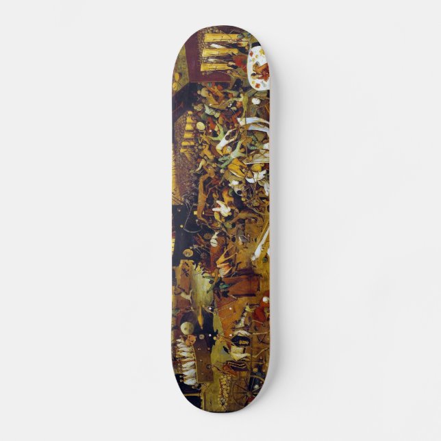 Skateboard Le Triomphe de la mort de Pieter Bruegel l'Ancien (Recto)