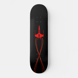 Skateboard Le vaisseau spatial rouge