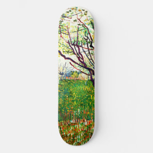 Skateboard Le verger en fleurs (1888) par Vincent Van Gogh