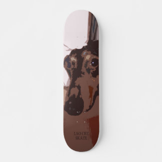Skateboard Le visage du chien