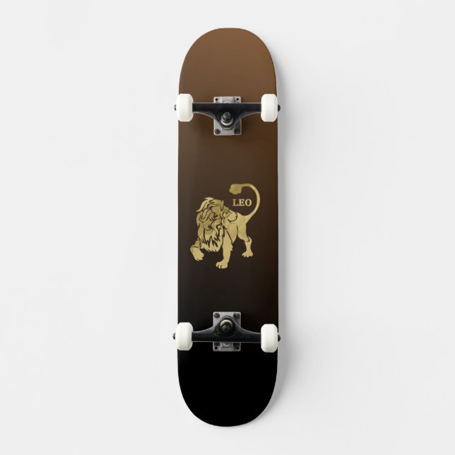 Skateboard Leo Lion Zodiac (Recto)