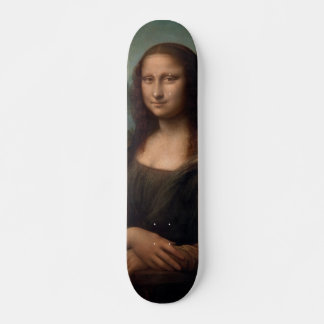 Skateboard leonardo davinci- mona lisa