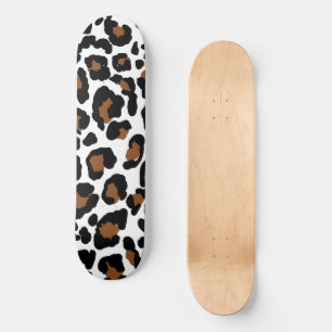 Skateboard Leopard Big Cat Fur Motif Imprimer