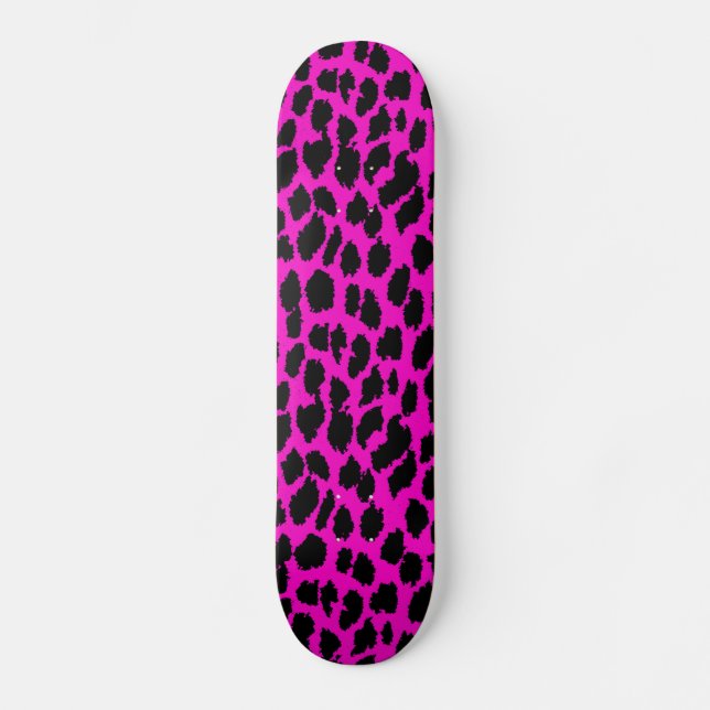 Skateboard Leopard rose (Recto)