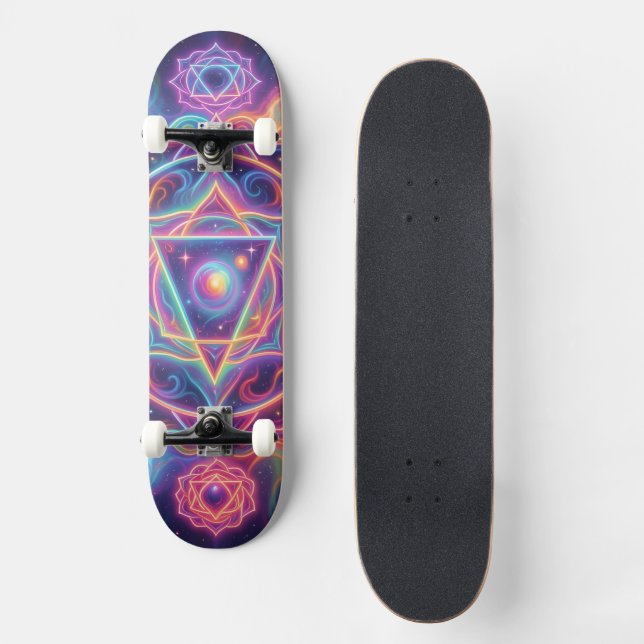 Skateboard Les 7 Chakras´10 (Recto)