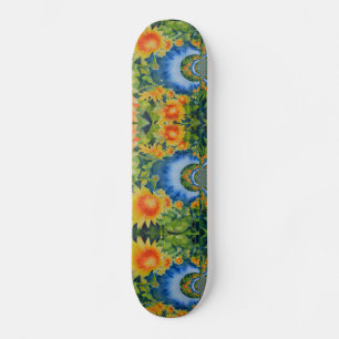 Skateboard Les champs de tournesol pour toujours