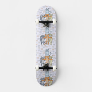 Skateboard Les Chats Géniaux