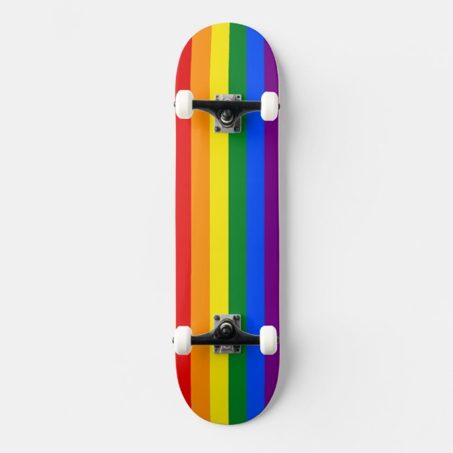 Skateboard Les couleurs de l'arc-en-ciel (Recto)