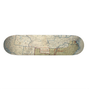 Skateboard Les Etats-Unis en juin 1861