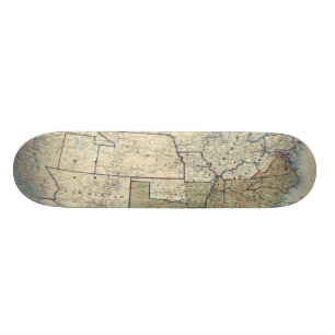 Skateboard Les Etats-Unis en juin 1864