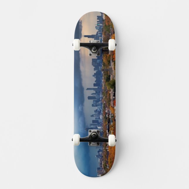 Skateboard Les Etats-Unis, l'Illinois, Chicago, paysage (Recto)