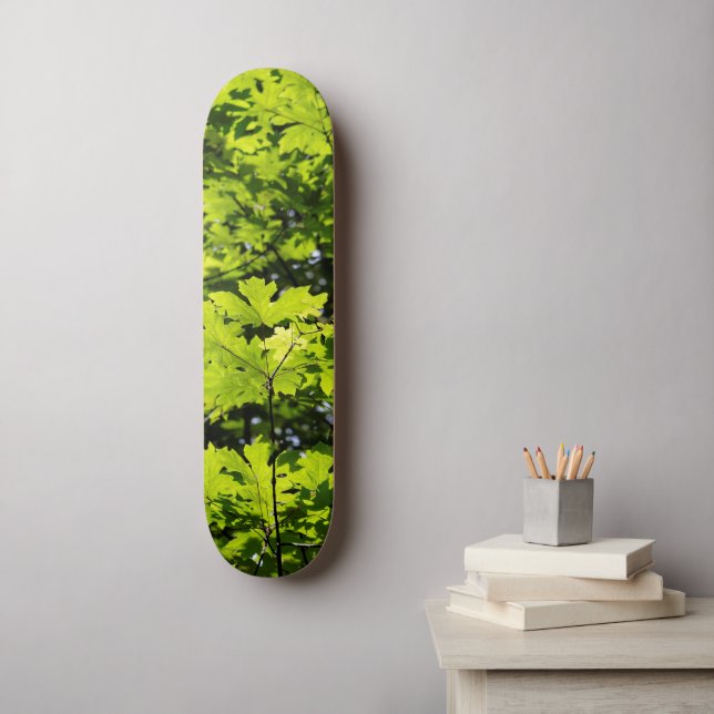 Skateboard Les Feuilles de la forêt (Art mural)
