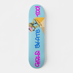 Skateboard Les Filles Patinent Aussi ! Patinage