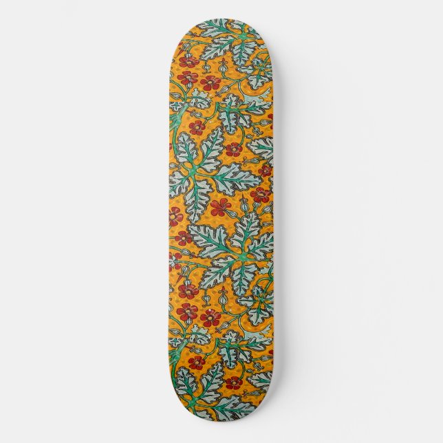 Skateboard Les fleurs jaunes de Betty (Recto)