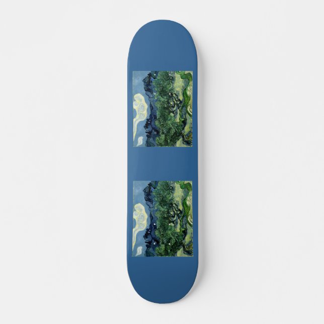 Skateboard Les oliviers de Vincent van Gogh (1889) (Devant)