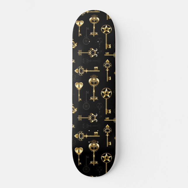 Skateboard Les Patters de Seamless avec Golden Keys (Recto)